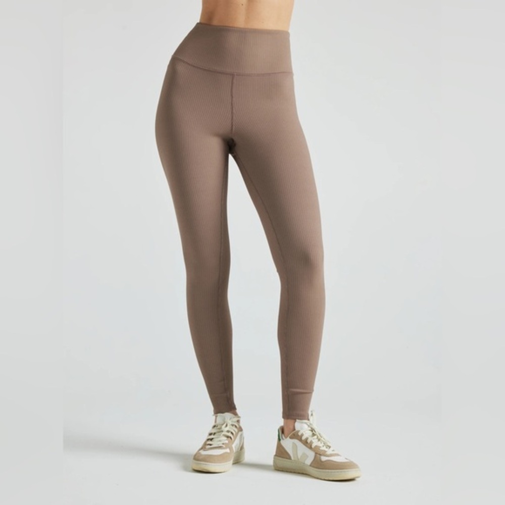 Losano Renew Rib Legging Leggings Tan color size Small S